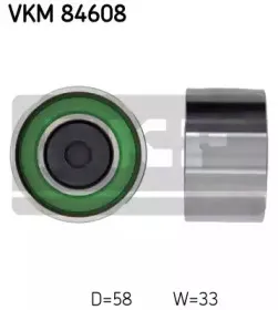 VKM 84608 SKF Паразитный / Ведущий ролик, зубчатый ремень